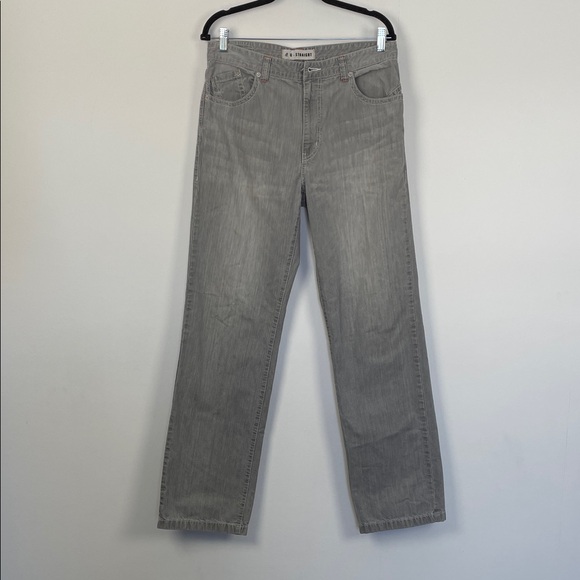 G Straight Arpeggio Men's 32 Relaxed Fit Straight Leg Gray Casual Denim Jeans